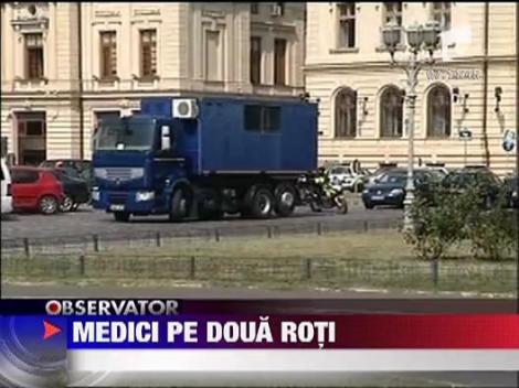 SMURD Bucuresti, dotat cu super motociclete de prim ajutor‎