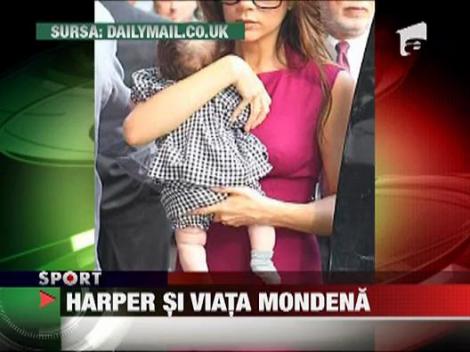 Fetita lui David Beckham si-a inceput viata mondena!