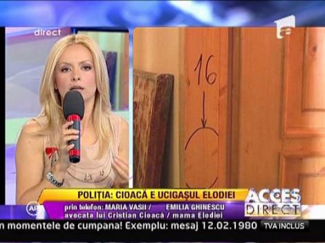 Avocata lui Cioaca: "Nu am vorbit cu Cioaca despre declaratia politiei"