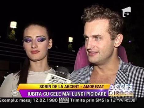 Sorin de la Akcent, amorezat de fata cu cele mai lungi picioare din Romania