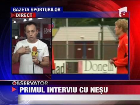 Primul interviu cu Mihai Nesu