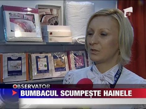 Haine mai scumpe din cauza bumbacului