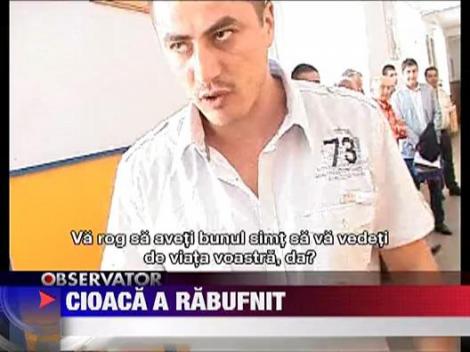 Cristian Cioaca  i-a bruscat pe jurnalistii Observatorului