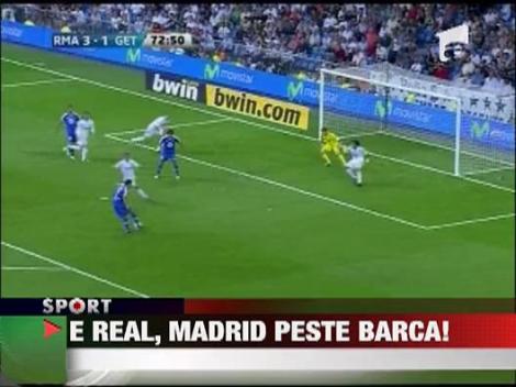 Real Madrid are pentru prima oara in ultimii 3 ani un avans de doua puncte fata de Barcelona