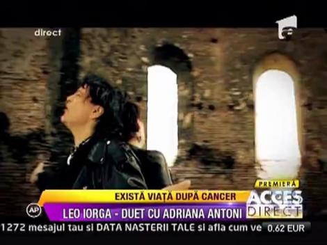 Duet inedit: Leo Iorga si Adriana Antoni
