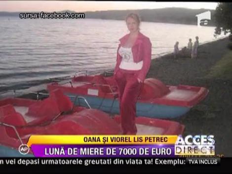 Oana si Viorel Lis, luna de miere de 7000 de euro
