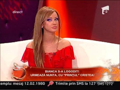 Bianca Dragusanu s-a logodit cu "Printul" Cristea!