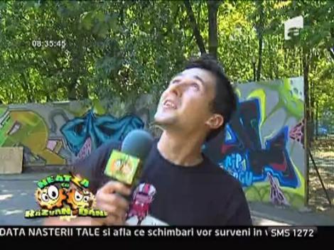 Roxana Vancea face bungee-jumping