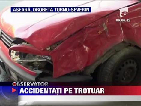Copii accidentati de un tanar vitezoman