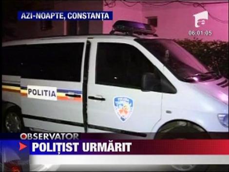 Politist baut urmarit de cel caruia i-a lovit masina