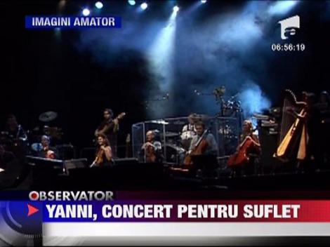 Yanni a concertat pentru suflete