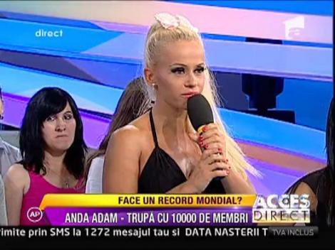 Anda Adam va stabili un record mondial