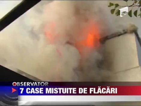 7 case mistuite de flacari din cauza unui cazan de tuica