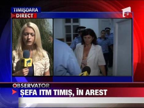 Cornelia Corescu, sefa ITM Timis, anchetata de DNA