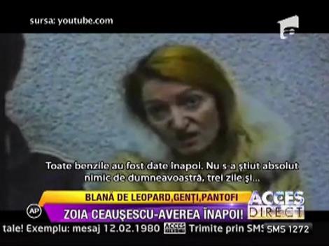 Zoia Ceausescu, averea inapoi!