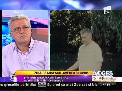 Bunurile Zoiei Ceausescu, revendicate in instanta ‎