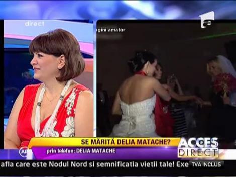 Delia Matache se marita? Am prins buchetul!