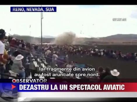 Dezastru la un spectacol aviatic