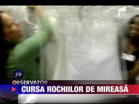 Cursa rochiilor de mireasa