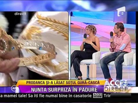 Prodanca i-a facut surpriza lui Laurentiu o nunta