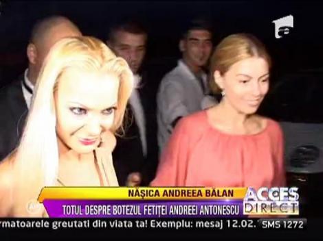 Andreea Balan a botezat fata Andreei Antonescu