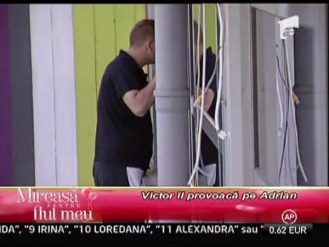 Victor il ameninta pe Adrian