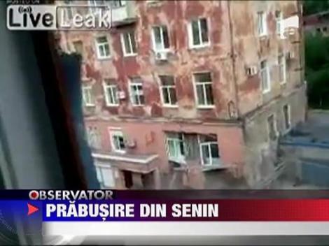 Cladire prabusita in Rusia