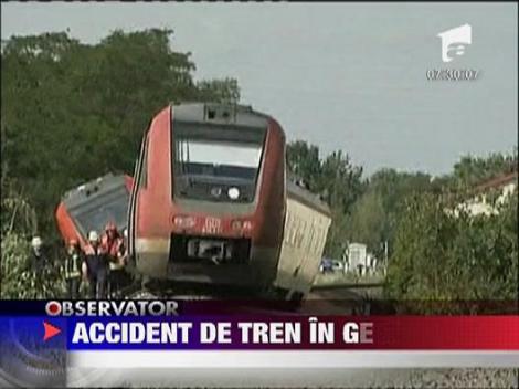 Accident de tren in Germania