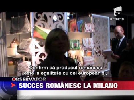 Designerii romani fac furori la Milano