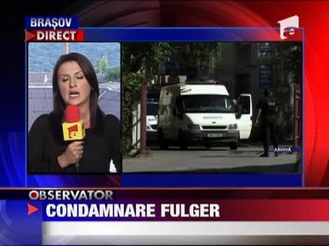 Condamnare fulger la Brasov