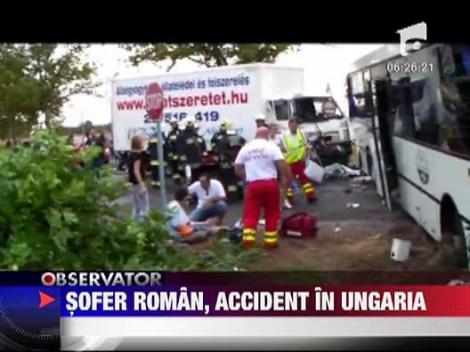 TIR romanesc implicat intr-un accident grav in Ungaria