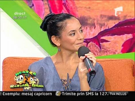 Analia Selis impreuna cu sotul ei, la Neatza