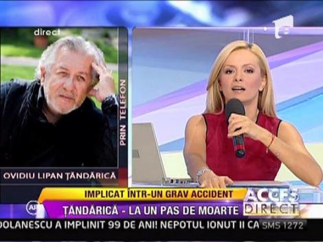 Ovidiu Lipan Tandarica a avut accident de masina