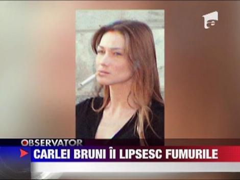 Carla Bruni Sarkozy abia asteapta sa nasca
