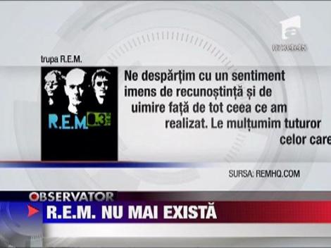 Legendara trupa rock R.E.M. nu mai exista