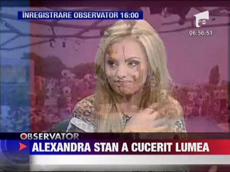 Alexandra Stan, mai tare ca Rihanna si David Guetta