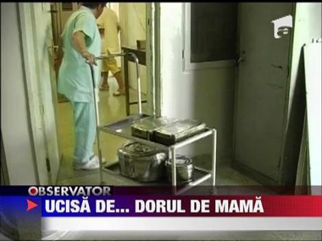 Omorata de dorul de mama