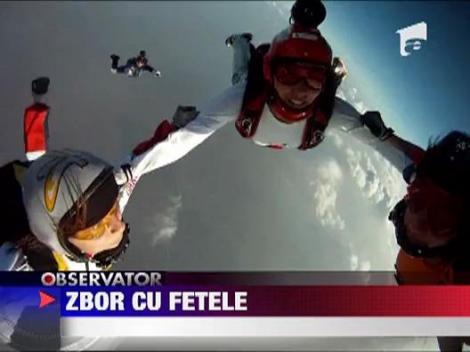 Opt fete au doborat doua recorduri pe aerodromul de la Clinceni