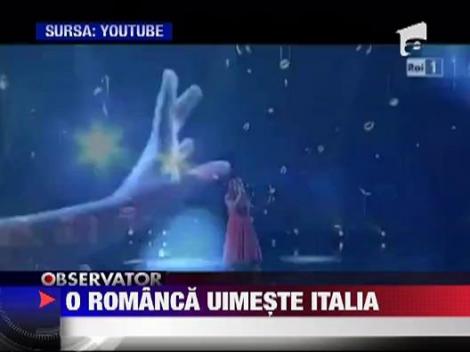 O fetita de 13 ani uimeste Italia