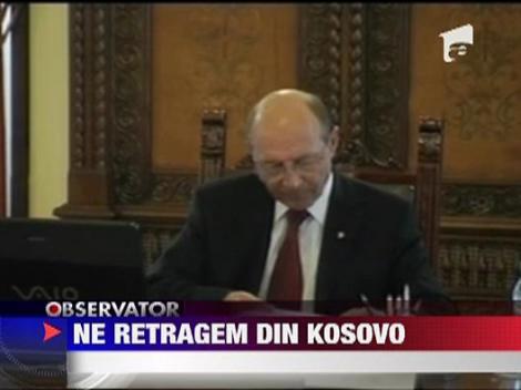 Romania isi retrage fortele militare din Kosova