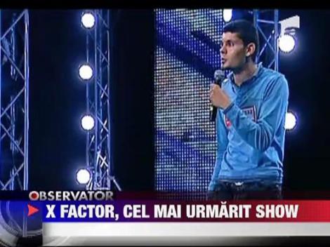 X Factor, cel mai urmarit show
