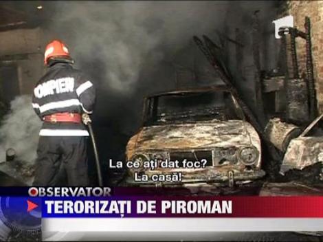 Un piroman a incendiat 8 case si 3 masini in Bucuresti