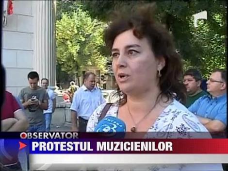 UPDATE / Protest la Filarmonica George Enescu din Bucuresti