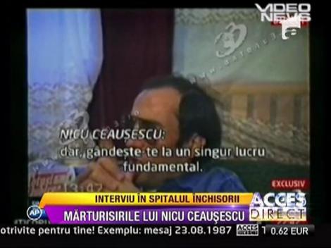 Marturisirile din inchisoare a lui Nicu Ceausescu