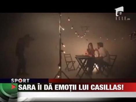 Sara Carbonero ii da emotii lui Casillas!
