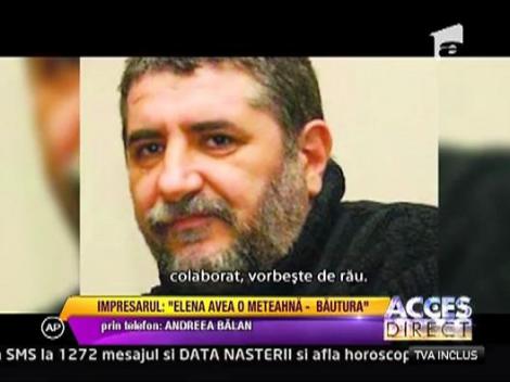 Andreea Balan: "Elena Carstea nu era beata cand m-a aruncat in piscina"