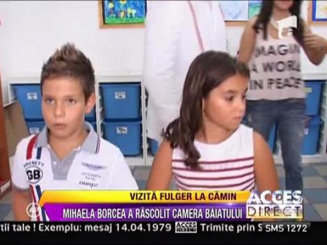 Mihaela Borcea si-a  trimis baiatul la studii in Elvetia