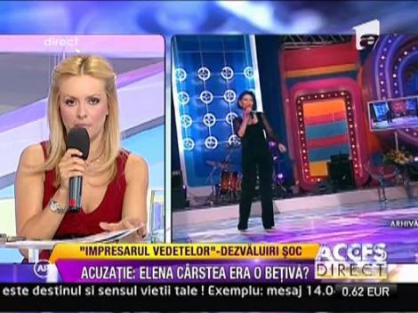 Lucian Ionescu: "Elena Carstea bea pana cadea in cap!"