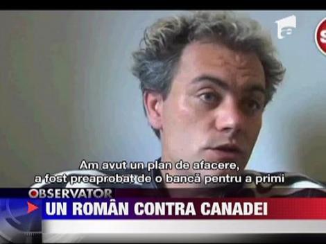 Un roman stabilit in Canada da in judecata statul canadian