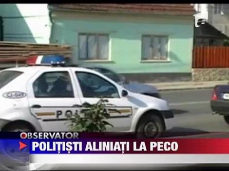 Politistii din Dej aliniati la PECO